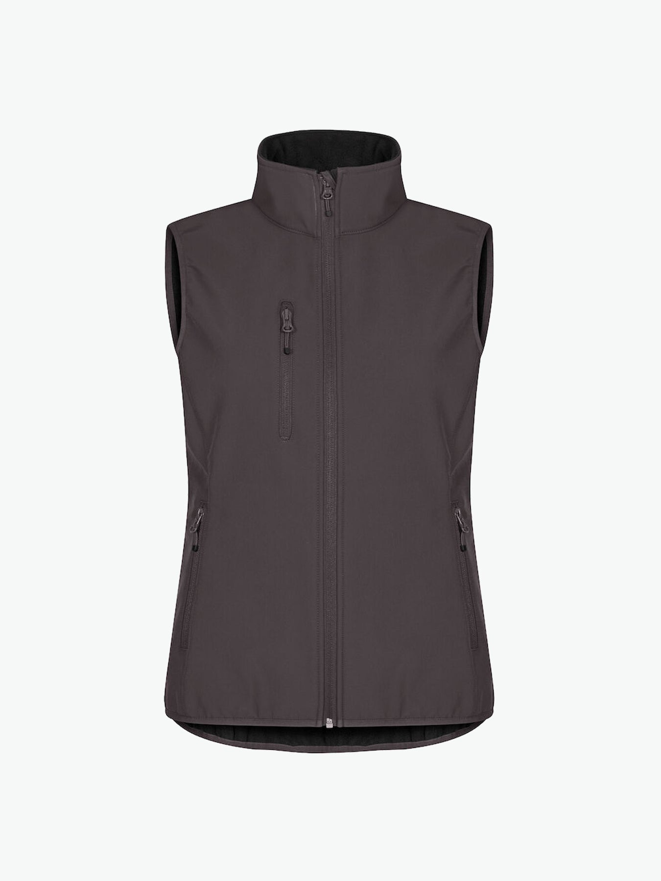 Clique Classic Softshell Vest Women - Donkergrijs Softshell Jas Clique XS