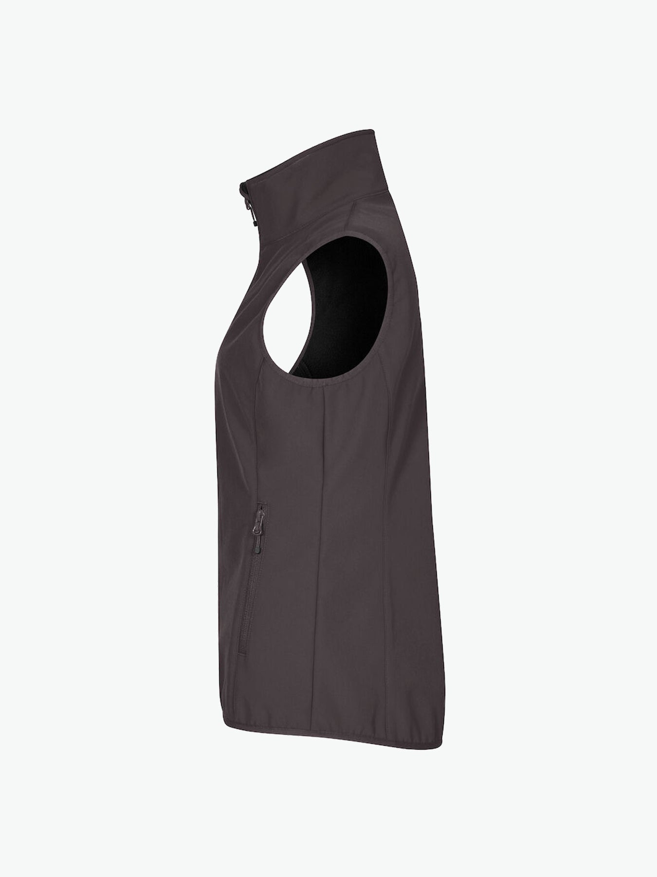 Clique Classic Softshell Vest Women - Donkergrijs Softshell Jas Clique