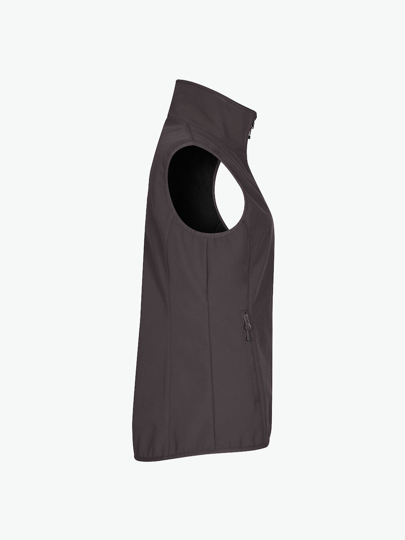 Clique Classic Softshell Vest Women - Donkergrijs Softshell Jas Clique