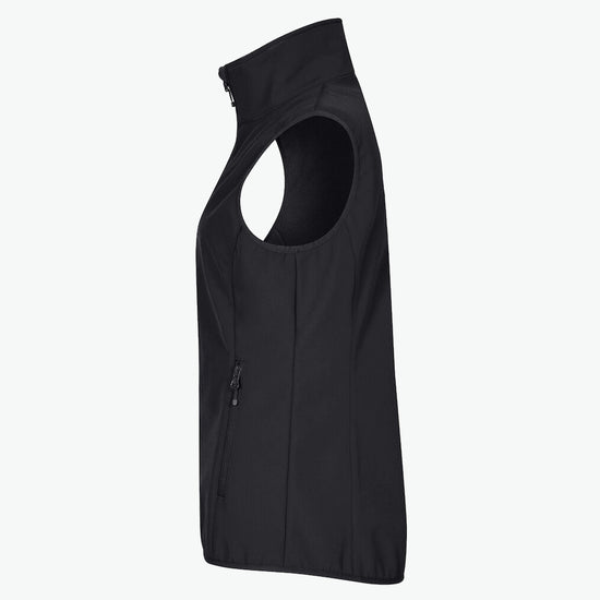 Clique Classic Softshell Vest Women - Zwart Softshell Jas Clique