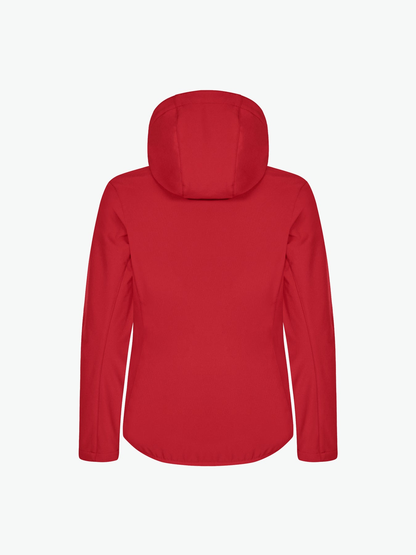 Clique Classic Softshell Hoody Jacket Women - Rood Softshell Jas Clique