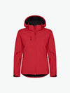 Clique Classic Softshell Hoody Jacket Women - Rood Softshell Jas Clique XS