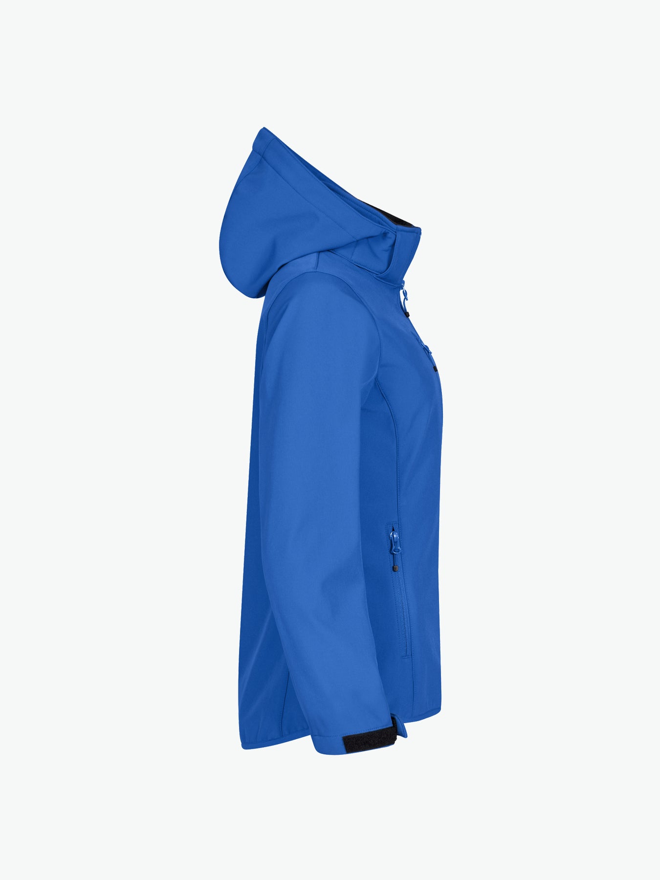Clique Classic Softshell Hoody Jacket Women - Kobalt Softshell Jas Clique