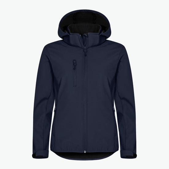Clique Classic Softshell Hoody Jacket Women - Dark Navy Softshell Jas Clique XS