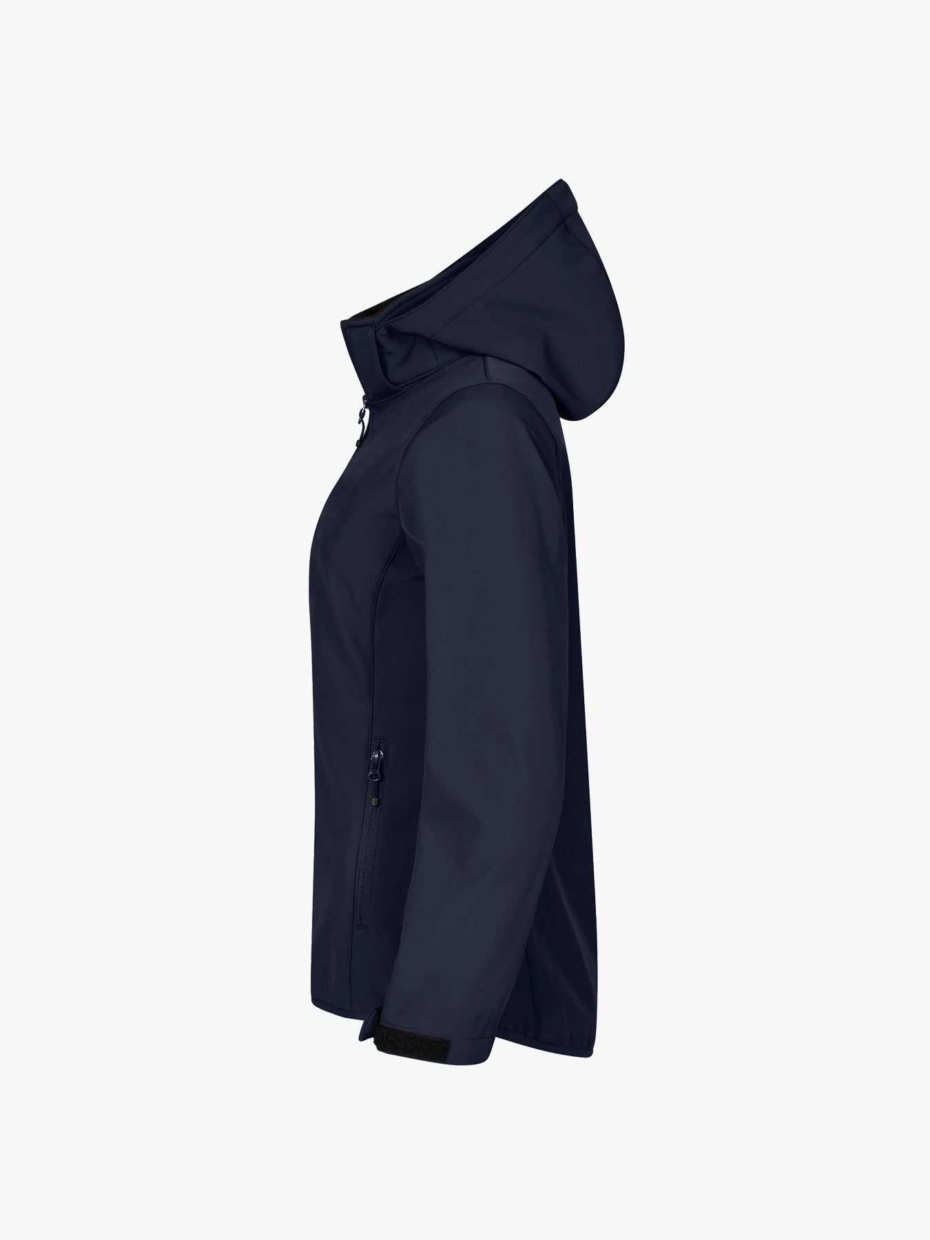 Clique Classic Softshell Hoody Jacket Women - Dark Navy Softshell Jas Clique