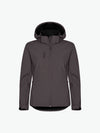 Clique Classic Softshell Hoody Jacket Women - Donkergrijs Softshell Jas Clique XS