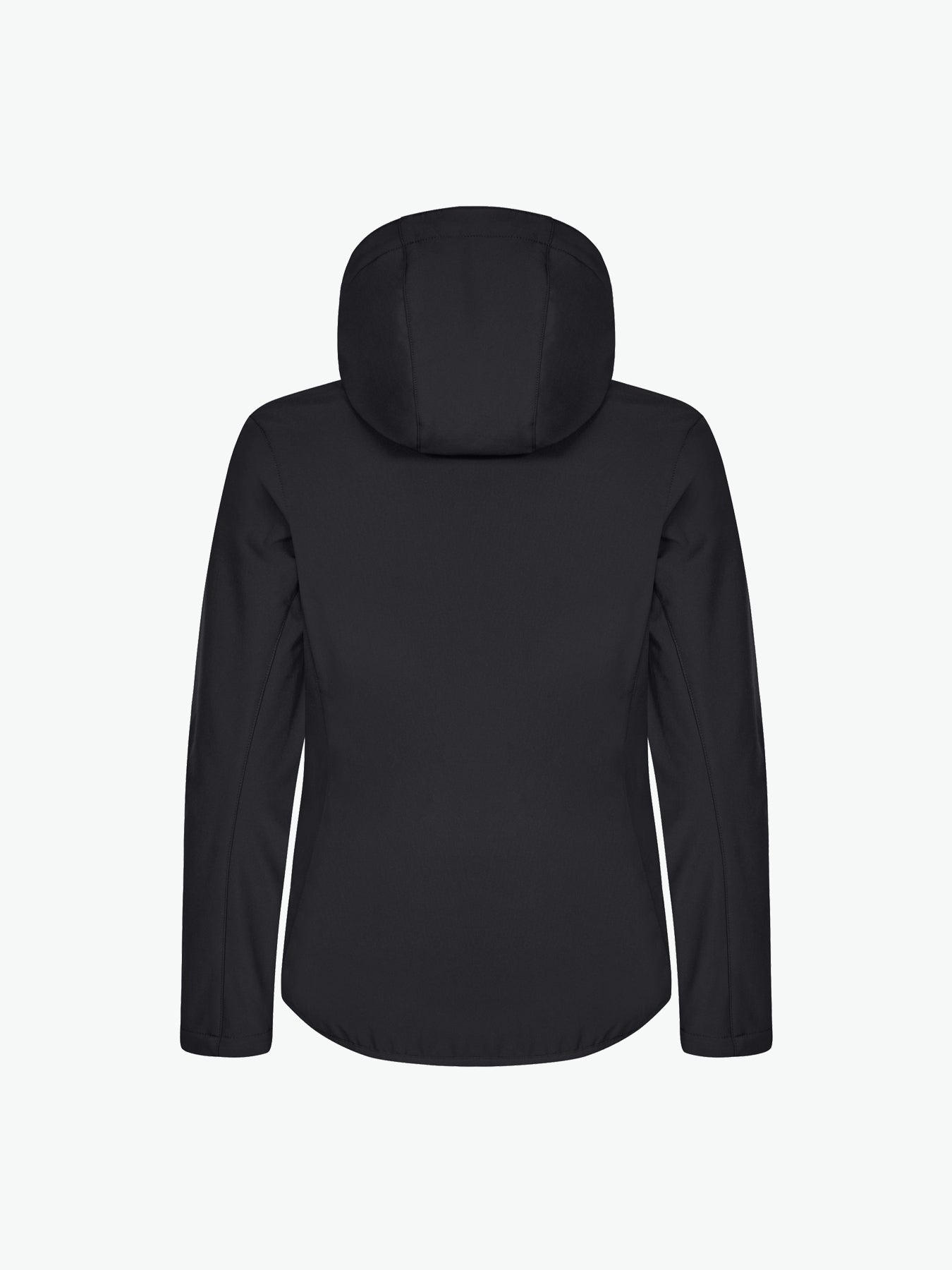Clique Classic Softshell Hoody Jacket Women - Zwart Softshell Jas Clique