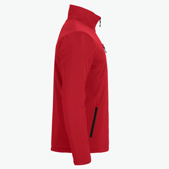 Clique Padded Softshell Jacket - Rood Softshell Jas Clique