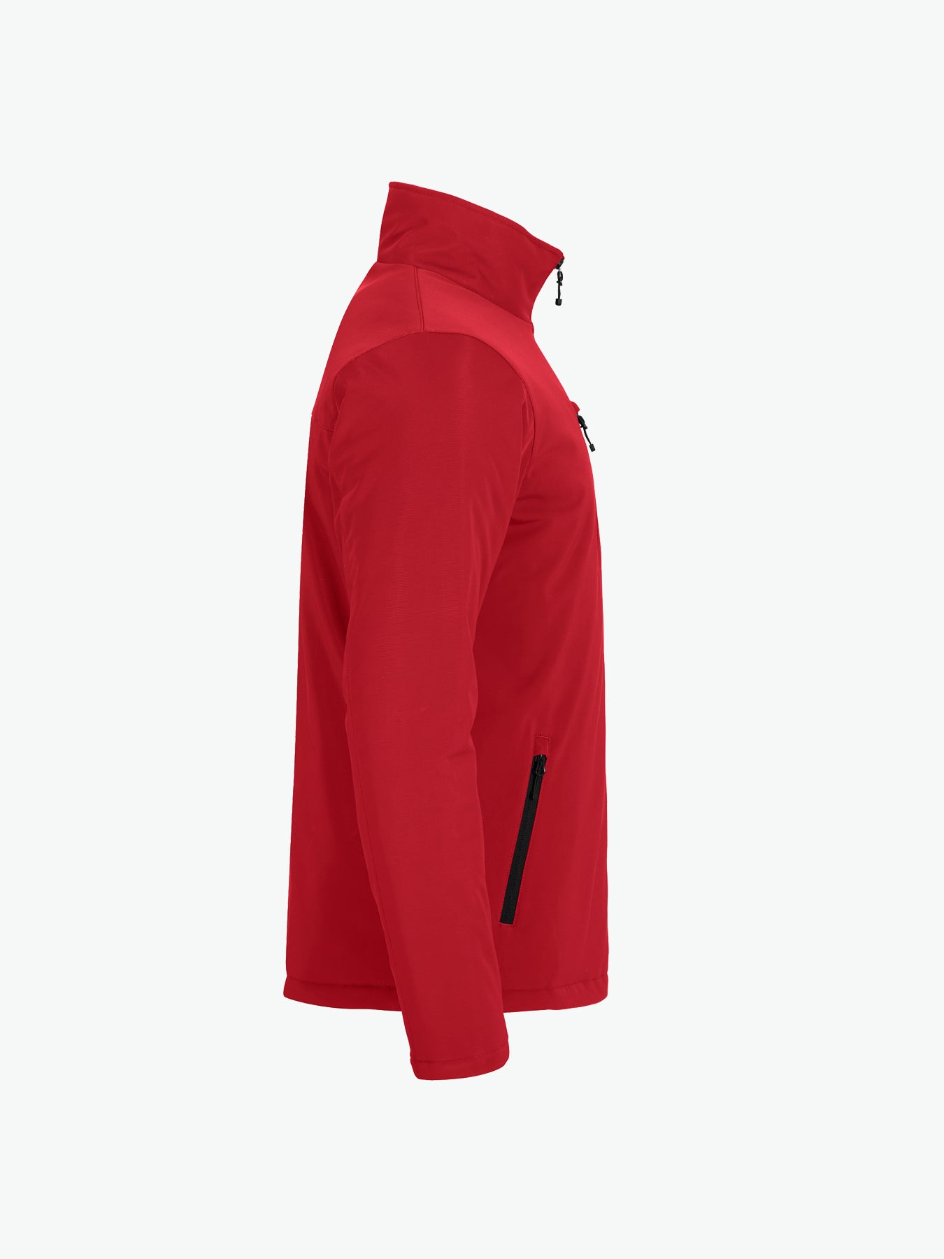 Clique Padded Softshell Jacket - Rood Softshell Jas Clique