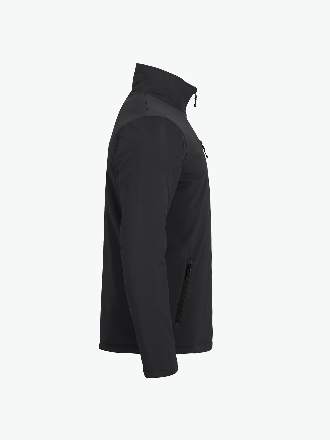 Clique Padded Softshell Jacket - Zwart Softshell Jas Clique