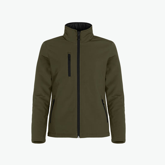 Clique Padded Softshell Jacket Women - Mistgroen Softshell Jas Clique XS