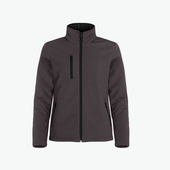 Clique Padded Softshell Jacket Women - Donkergrijs Softshell Jas Clique XS