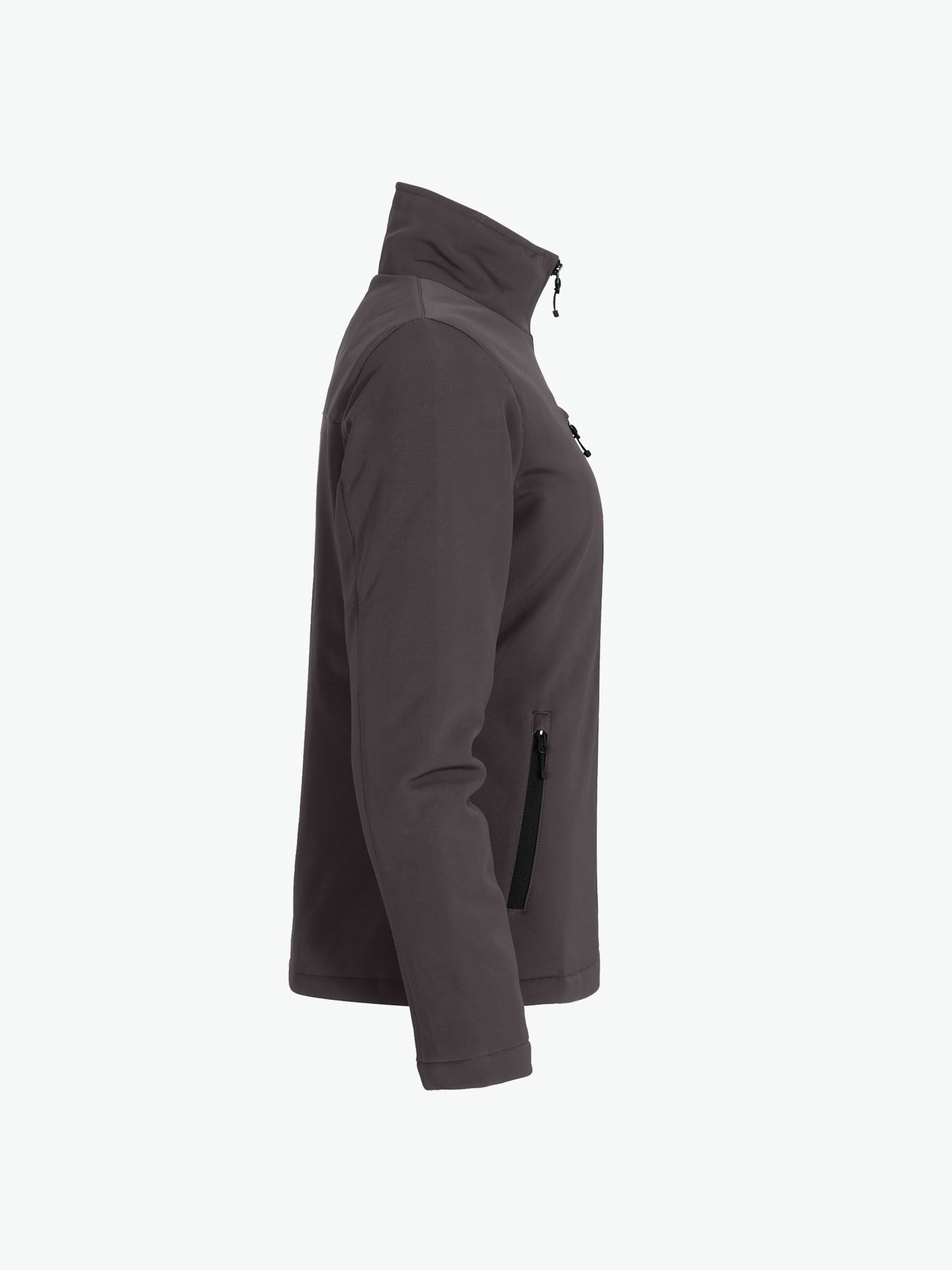 Clique Padded Softshell Jacket Women - Donkergrijs Softshell Jas Clique