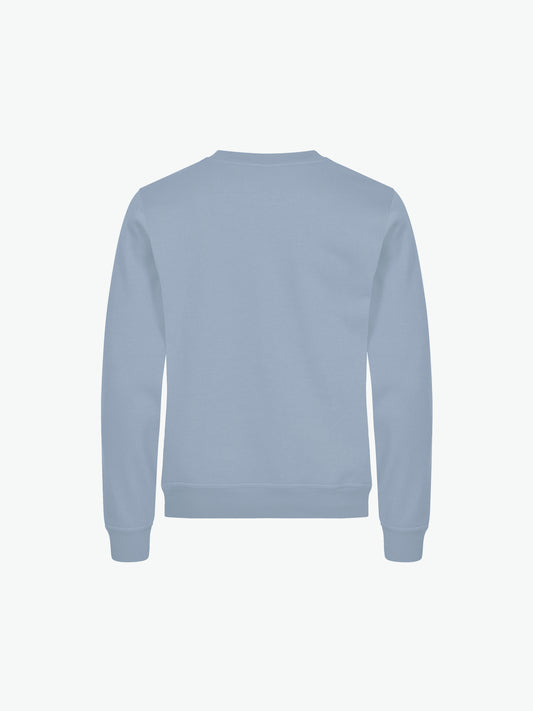 Clique Miami Roundneck - Zachtblauw Sweater Clique