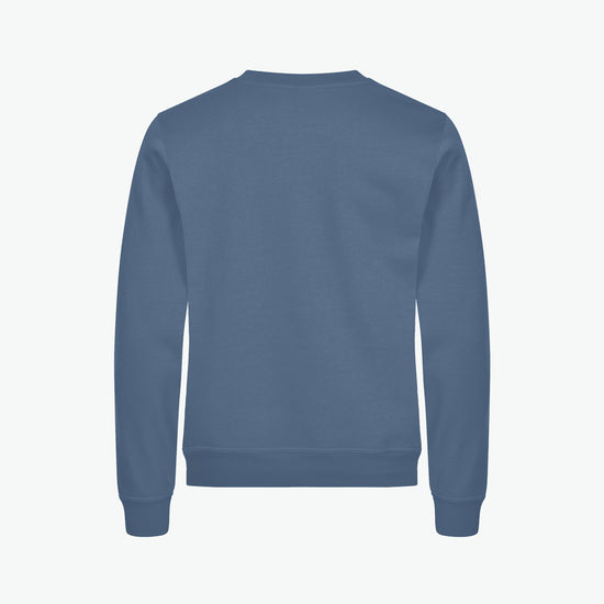 Clique Miami Roundneck - Staalblauw Sweater Clique