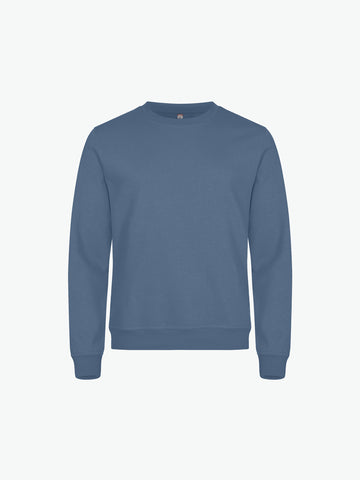 Clique Miami Roundneck - Staalblauw Sweater Clique XS