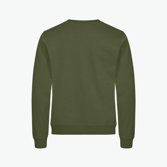 Clique Miami Roundneck - Legergroen Sweater Clique