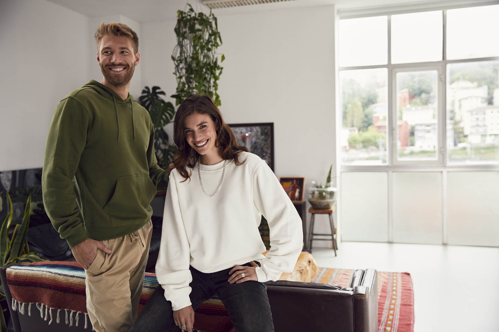 Clique Miami Roundneck - Kobalt Sweater Clique