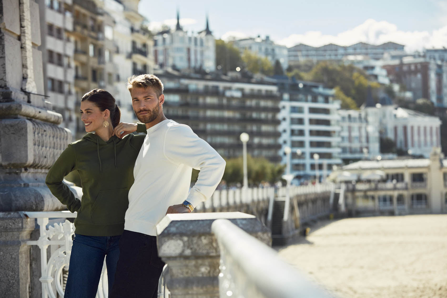 Clique Miami Roundneck - Kobalt Sweater Clique