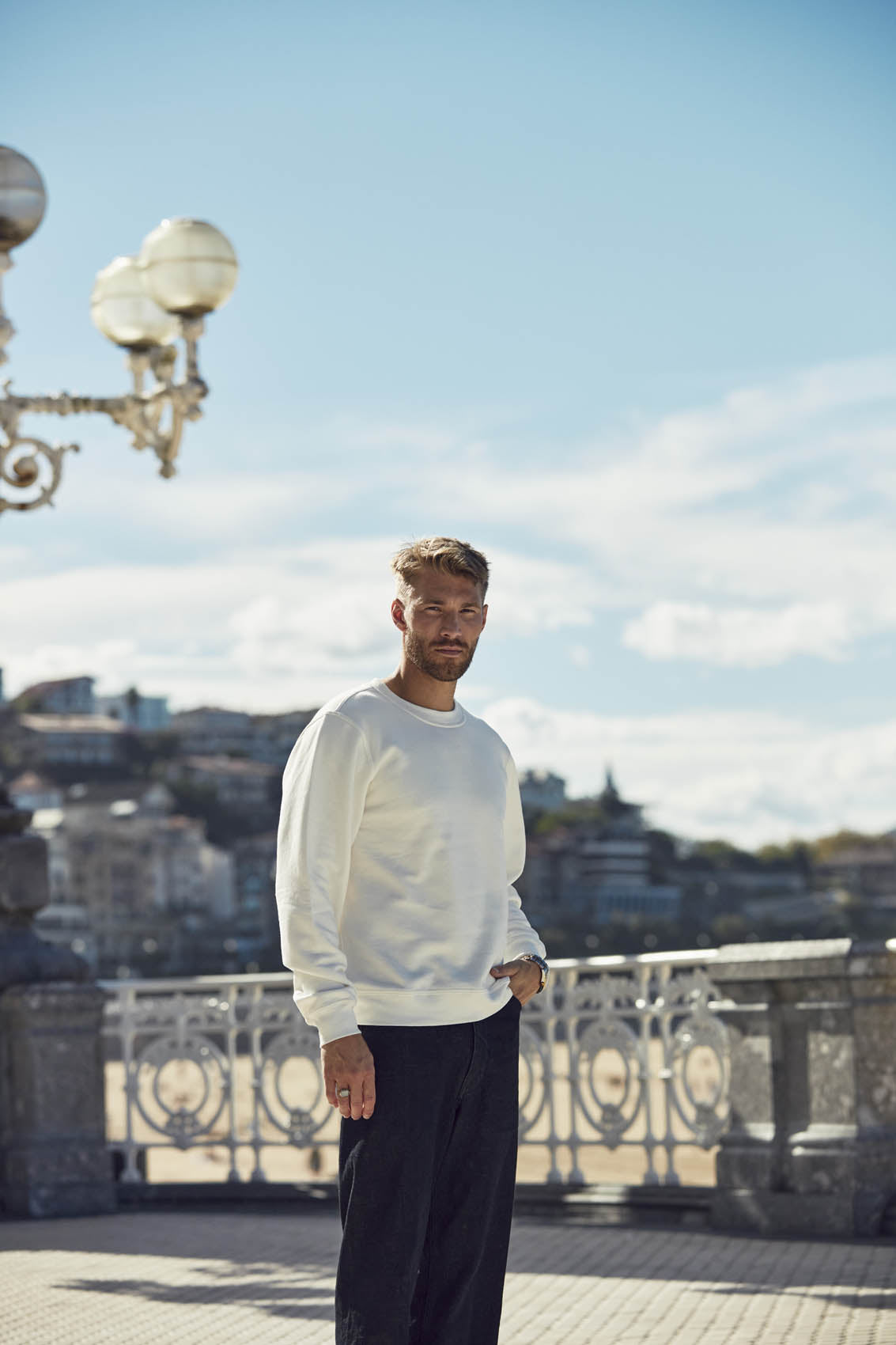 Clique Miami Roundneck - Kobalt Sweater Clique