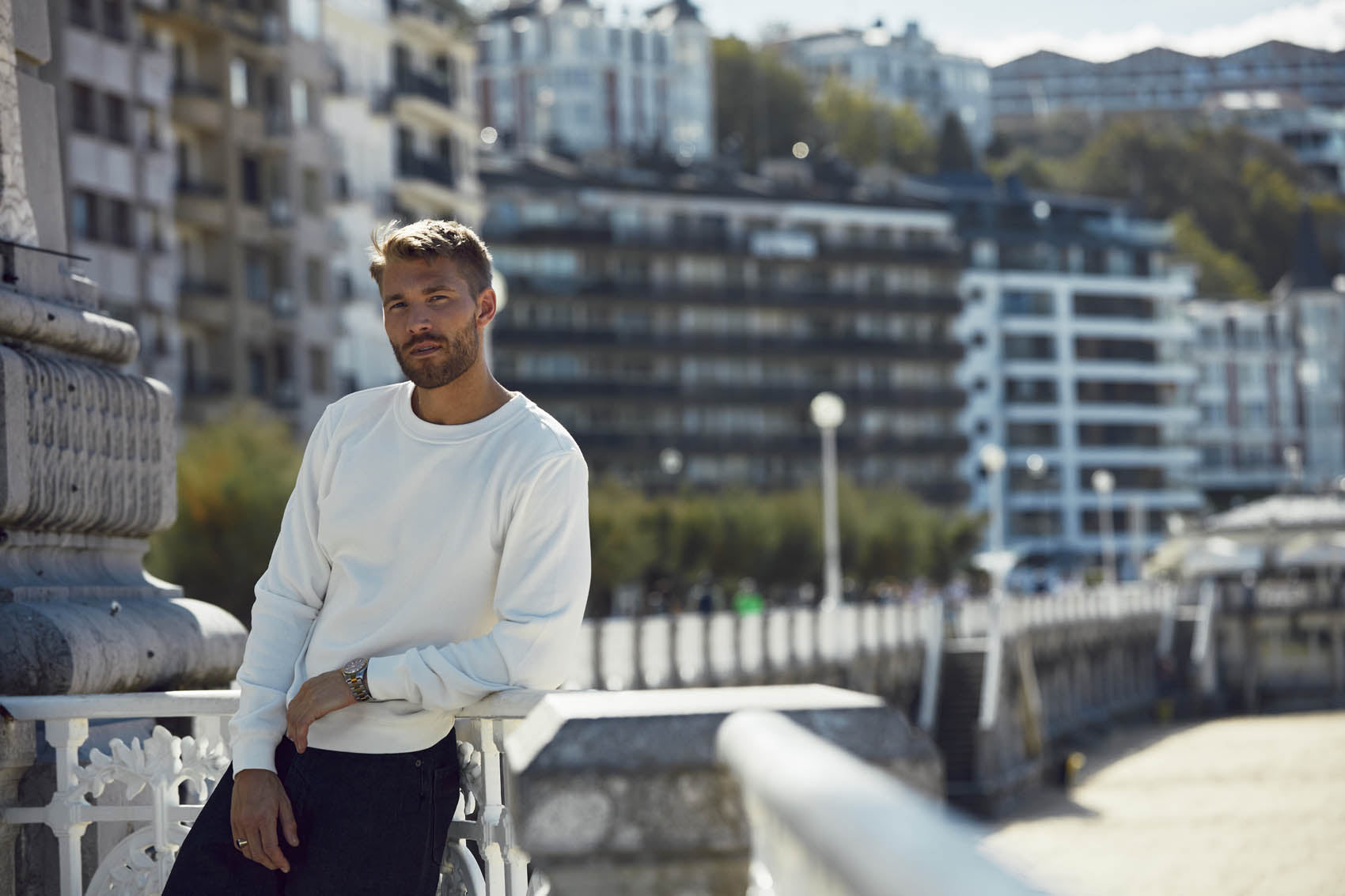 Clique Miami Roundneck - Kobalt Sweater Clique