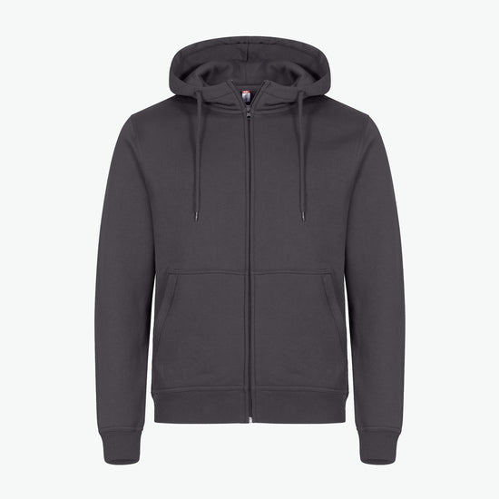 Clique Miami Hoody FZ - Metaalgrijs Hoodie Clique XS