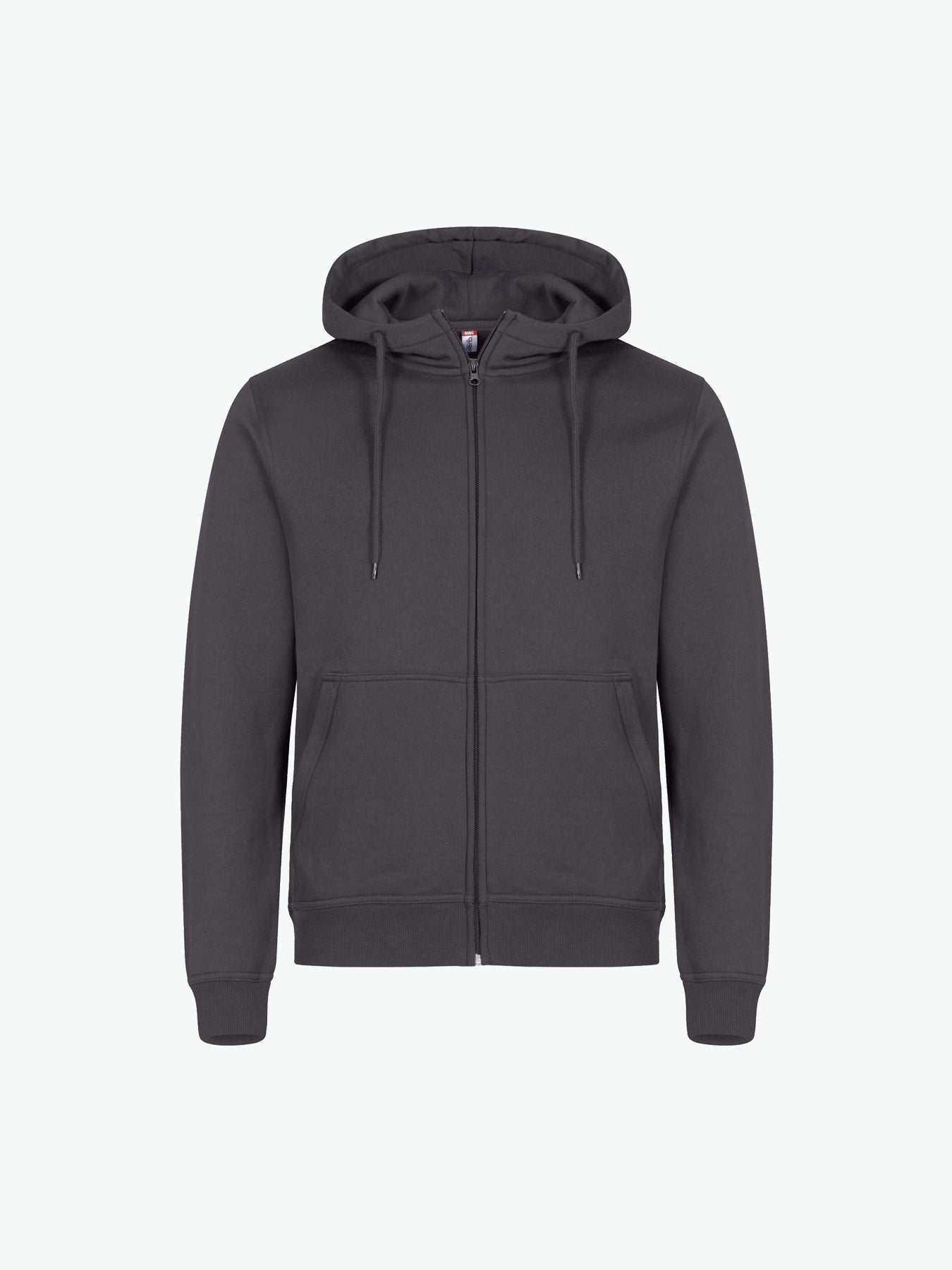 Clique Miami Hoody FZ - Metaalgrijs Hoodie Clique XS