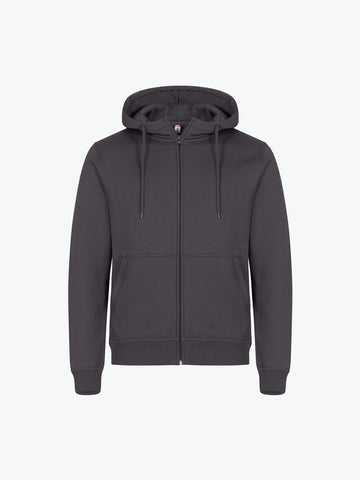 Clique Miami Hoody FZ - Metaalgrijs Hoodie Clique XS