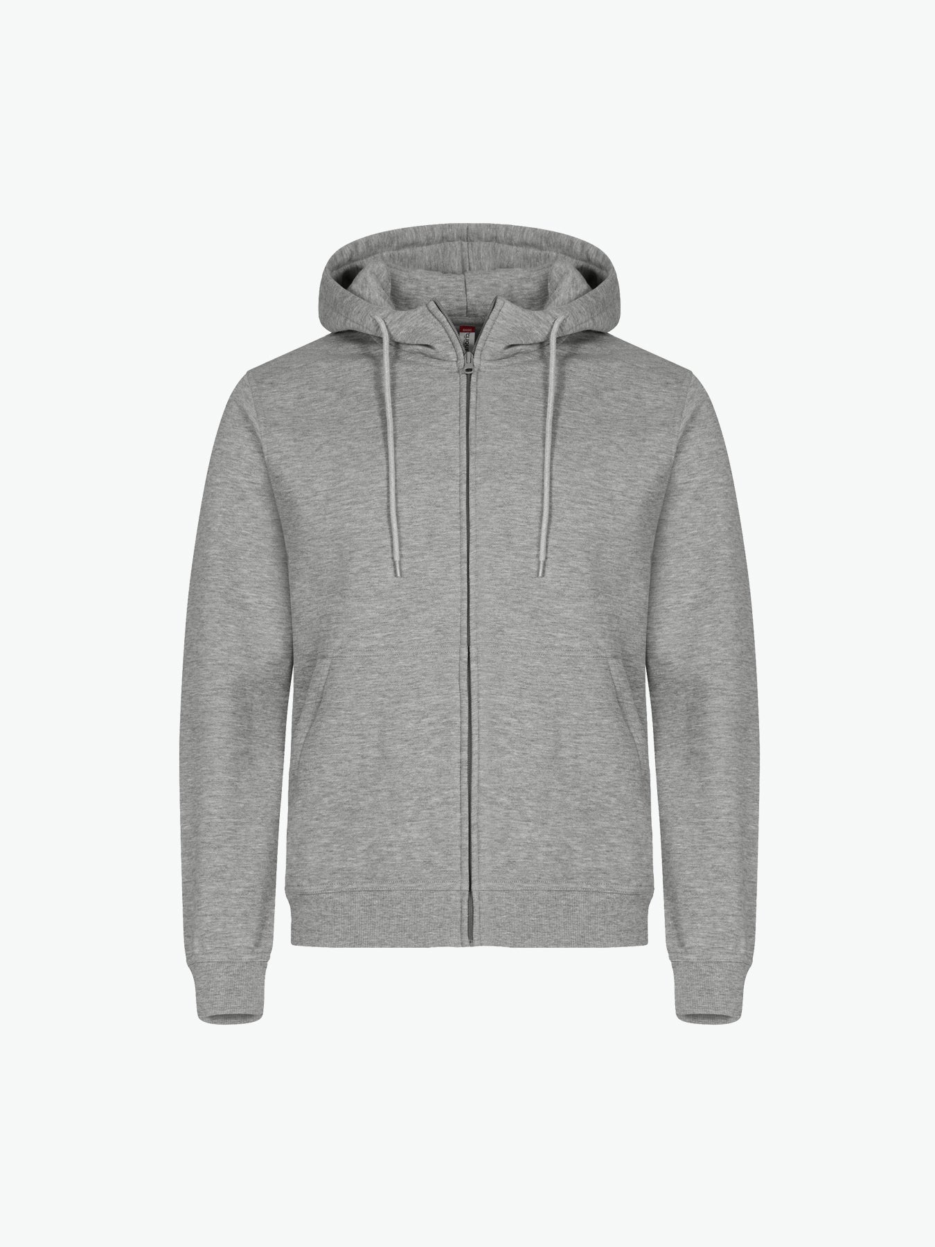 Clique Miami Hoody FZ - Grijsmelange Hoodie Clique XS