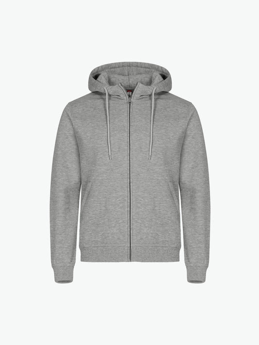 Clique Miami Hoody FZ - Grijsmelange Hoodie Clique XS