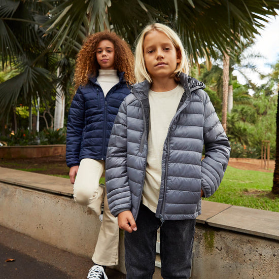 Clique Hudson Jacket Junior - Grijs (Winter) Jas Clique