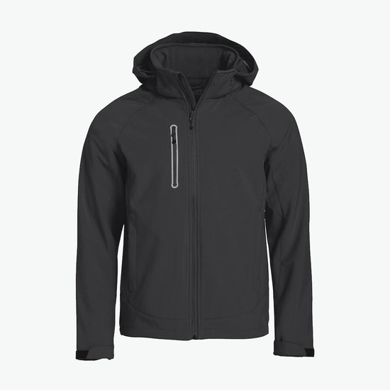 Clique Milford Jacket - Donkergrijs Softshell Jas Clique