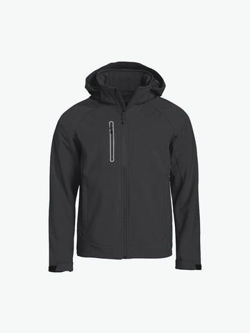 Clique Milford Jacket - Donkergrijs Softshell Jas Clique