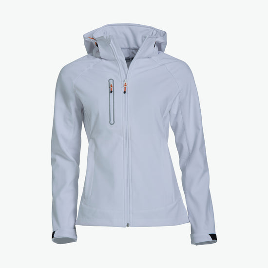 Clique Milford Jacket Women - Wit Softshell Jas Clique S