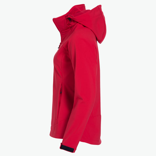 Clique Milford Jacket Women - Rood Softshell Jas Clique