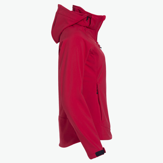 Clique Milford Jacket Women - Rood Softshell Jas Clique
