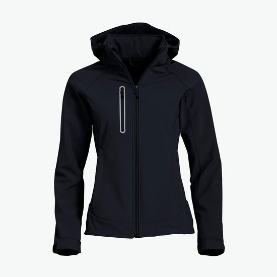 Clique Milford Jacket Women - Zwart Softshell Jas Clique S