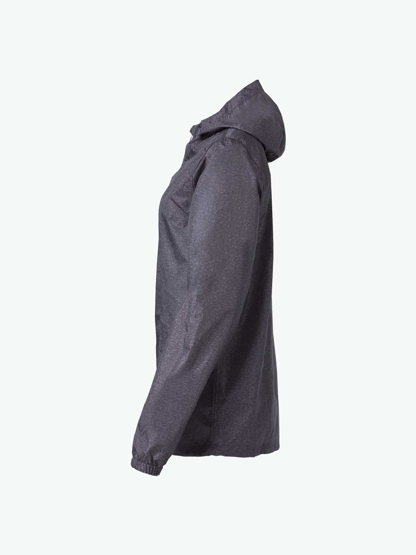 Clique Basic Rain Jacket - Antraciet Melange Regenjas Clique