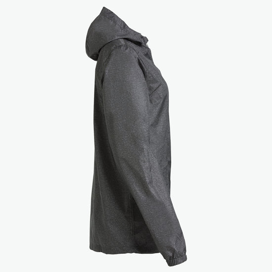 Clique Basic Rain Jacket - Antraciet Melange Regenjas Clique