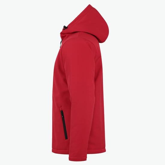 Clique Padded Hoody Softshell Jacket - Rood Softshell Jas Clique
