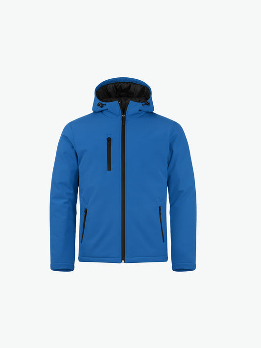 Clique Padded Hoody Softshell Jacket - Kobalt Softshell Jas Clique XS