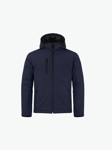 Clique Padded Hoody Softshell Jacket - Dark Navy Softshell Jas Clique XS