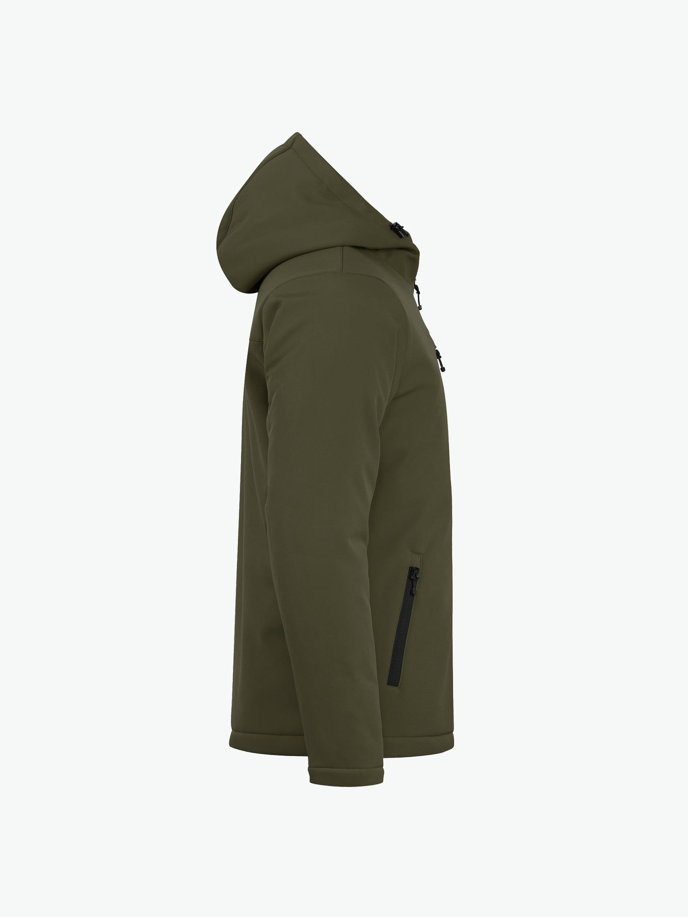 Clique Padded Hoody Softshell Jacket - Mistgroen Softshell Jas Clique