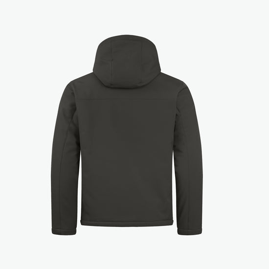 Clique Padded Hoody Softshell Jacket - Donkergrijs Softshell Jas Clique