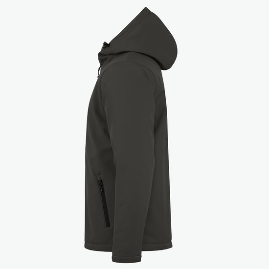 Clique Padded Hoody Softshell Jacket - Donkergrijs Softshell Jas Clique