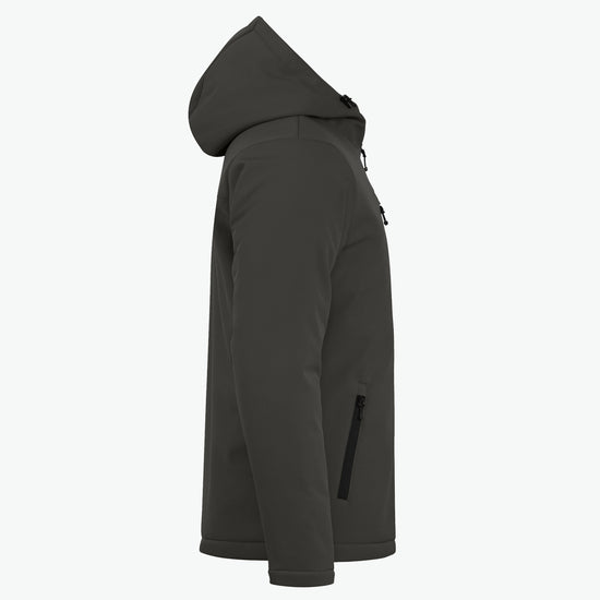 Clique Padded Hoody Softshell Jacket - Donkergrijs Softshell Jas Clique