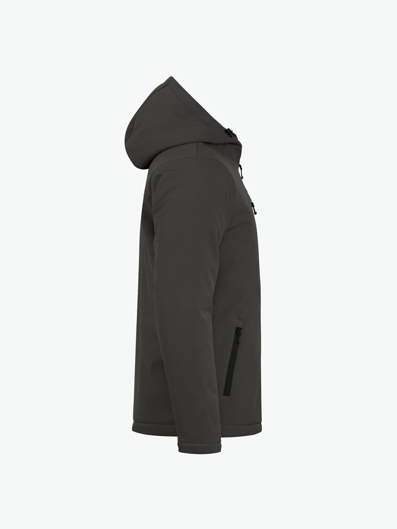 Clique Padded Hoody Softshell Jacket - Donkergrijs Softshell Jas Clique