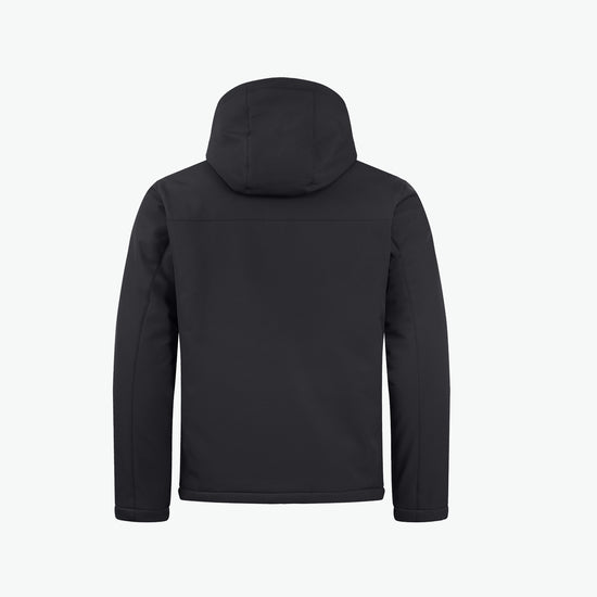 Clique Padded Hoody Softshell Jacket - Zwart Softshell Jas Clique