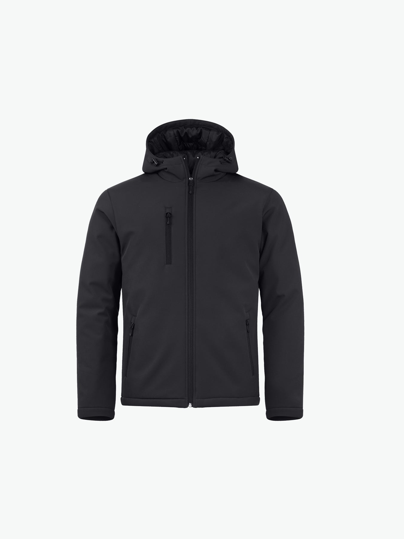 Clique Padded Hoody Softshell Jacket - Zwart Softshell Jas Clique XS