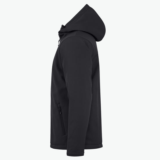 Clique Padded Hoody Softshell Jacket - Zwart Softshell Jas Clique